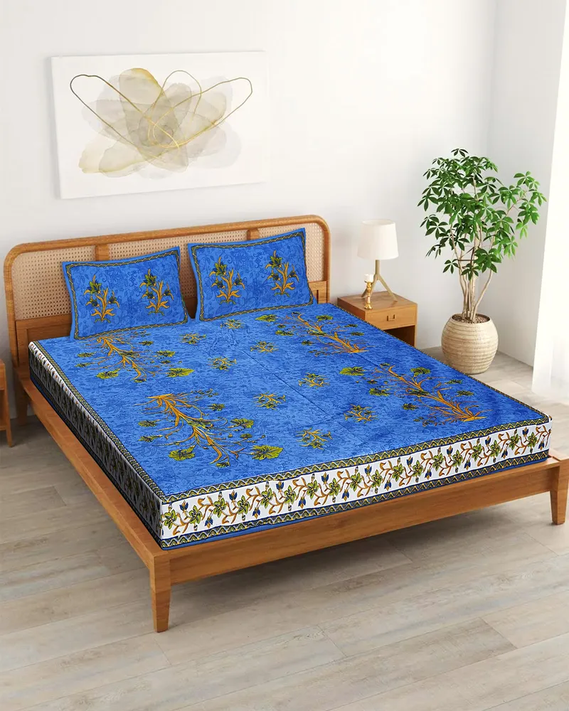 Indigo Tree of Life Bedsheet: Hero