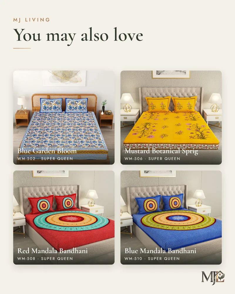 Indigo Tree of Life Bedsheet: More designs